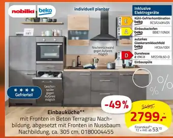 ROLLER Nobilia einbauküche Angebot