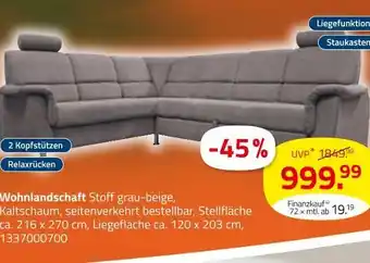 ROLLER Wohnlandschaft Angebot