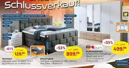 ROLLER Rauch nachttisch, boxspringbett oder drehtürenschrank Angebot