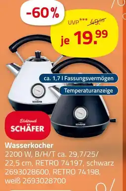 ROLLER Schäfer wasserkocher Angebot