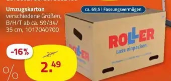 ROLLER Umzugskarton Angebot