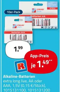 ROLLER Clever pick alkaline-batterien Angebot