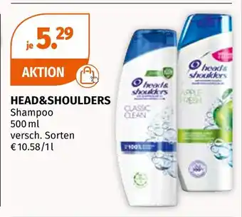 Müller Head&shoulders shampoo Angebot