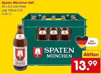 Netto Getränke Discount Spaten Münchner Hell Angebot