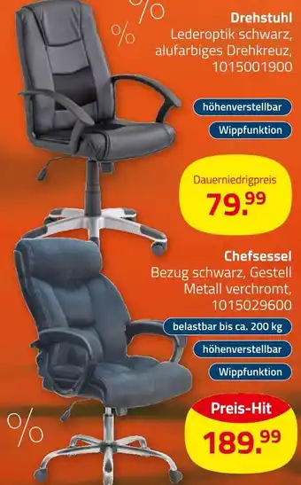 ROLLER Drehstuhl oder chefsessel Angebot