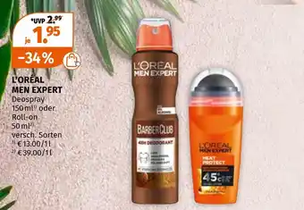 Müller L'oréal men expert Angebot