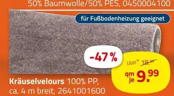 ROLLER Kräuselvelours Angebot