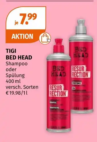 Müller Tigi bed head shampoo oder spülung Angebot