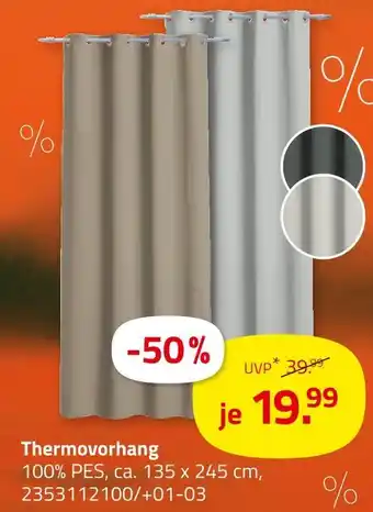 ROLLER Thermovorhang Angebot