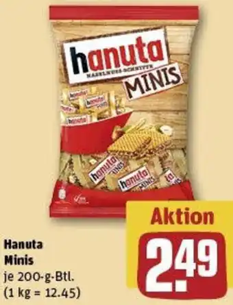 REWE Hanuta Minis Angebot