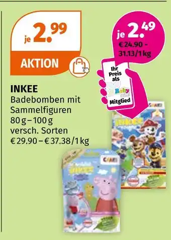 Müller Inkee badebomben mit sammelfiguren Angebot