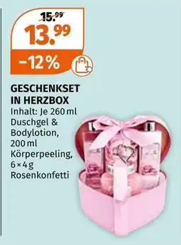 Müller Geschenkset in herzbox Angebot