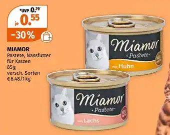 Müller Miamor pastete, nassfutter für katzen Angebot