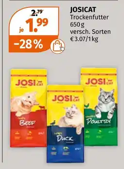 Müller Josicat trockenfutter Angebot