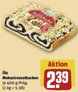 REWE Ölz Mohnstreuselkuchen Angebot