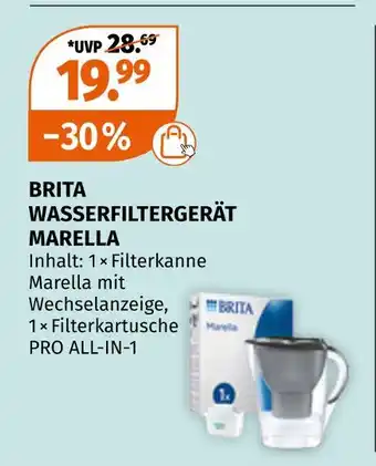 Müller Brita wasserfiltergerät marella Angebot