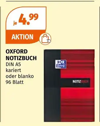 Müller Oxford notizbuch Angebot