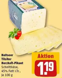 REWE Holtseer Tilsiter Herzhaft-Pikant Angebot