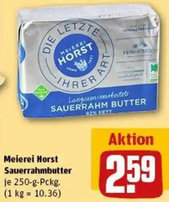 REWE Meierei Horst Sauerrahmbutter Angebot