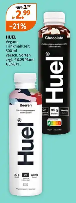 Müller Huel vegane trinkmahlzeit Angebot