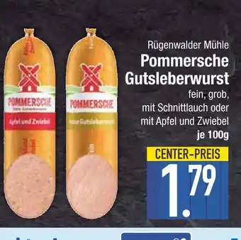 Edeka Rügenwalder mühle pommersche gutsleberwurst Angebot