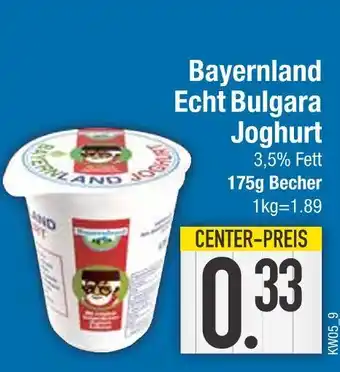 Edeka Bayernland echt bulgara joghurt Angebot