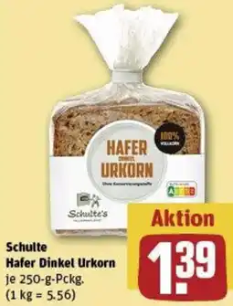 REWE Schulte Hafer Dinkel Urkorn Angebot