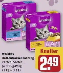 REWE Whiskas Katzentrockennahrung Angebot