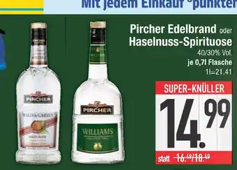 Edeka Pircher edelbrand oder haselnuss-spirituose Angebot