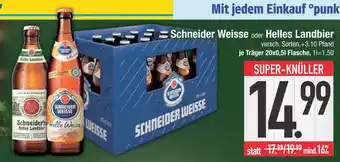 Edeka Schneider weisse weisse oder helles landbier Angebot