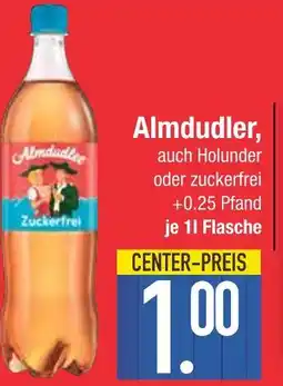 Edeka Almdudler holunder oder zuckerfrei Angebot