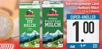 Edeka Berchtesgadener land haltbare milch Angebot