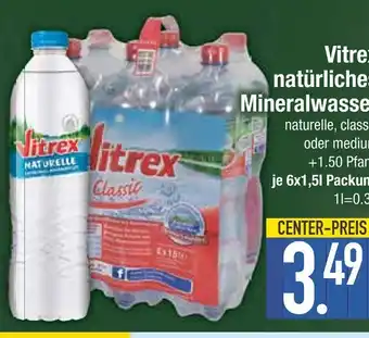 Edeka Vitrex natürliche mineralwasser Angebot