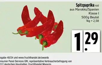 Edeka Spitzpaprika rot Angebot