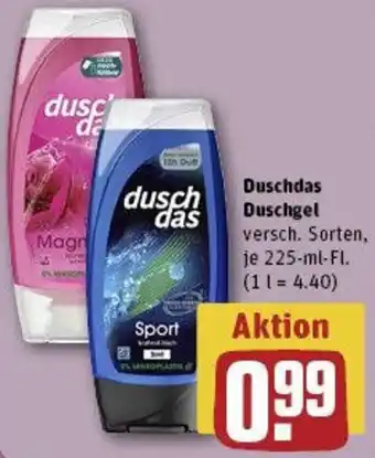 REWE Duschdas Duschgel Angebot