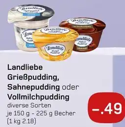 boni Center Landliebe grießpudding, sahnepudding oder vollmilchpudding Angebot