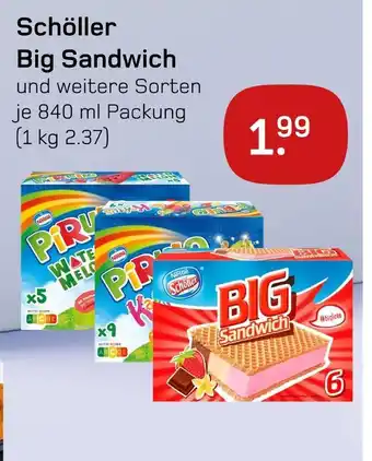 boni Center Schöller big sandwich Angebot