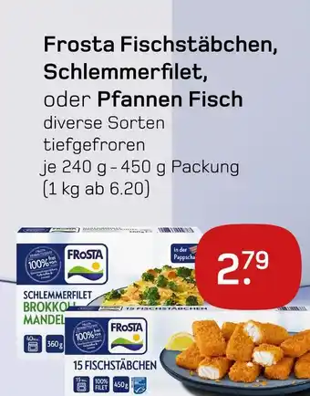 boni Center Frosta fischstäbchen, schlemmerfilet, oder pfannen fisch Angebot