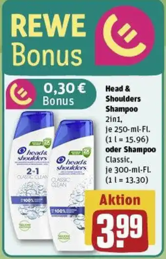 REWE Head & Shoulders Shampoo Angebot