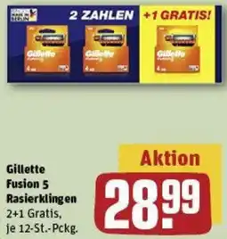 REWE Gillette Fusion 5 Rasierklingen Angebot