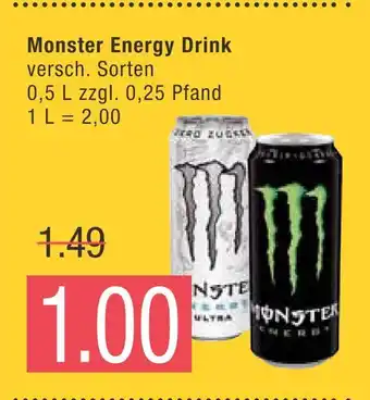 Marktkauf Monster energy drink Angebot