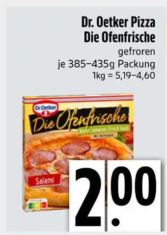 Edeka Dr. oetker pizza die ofenfrische Angebot