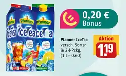 boni Center Pfanner icetea Angebot