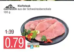 Marktkauf Gutfleisch kluftsteak aus der schweineoberschale Angebot