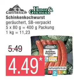 Marktkauf Gutfleisch schinkenkochurst Angebot