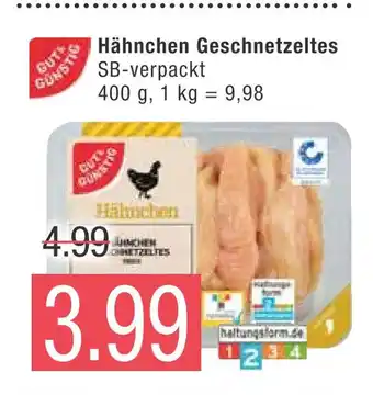 Marktkauf Gut&günstig hähnchen geschnetzeltes Angebot