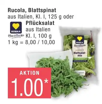 Marktkauf Edeka herzstücke rucola, blattspinat Angebot