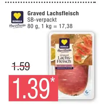 Marktkauf Edeka herzstücke graved lachsfleisch Angebot