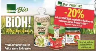 Marktkauf Edeka bio 20% rabatt Angebot