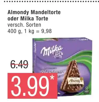 Marktkauf Milka almondy mandeltorte oder milka torte Angebot